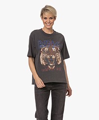 ANINE BING Tiger Print T-shirt - Zwart