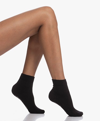 FALKE Light Cuddle Pads Ankle Socks - Black