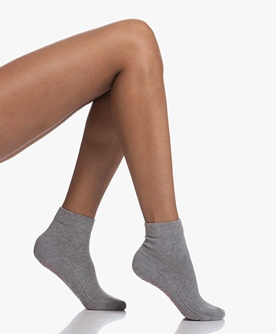  FALKE Light Cuddle Pads Ankle Socks - Grey Melange 