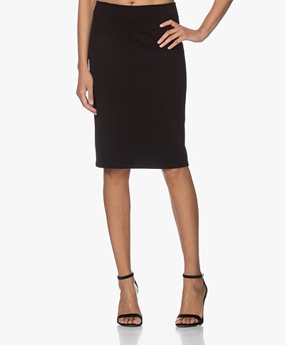 Filippa K Esther Punto di Roma Jersey Skirt - Black