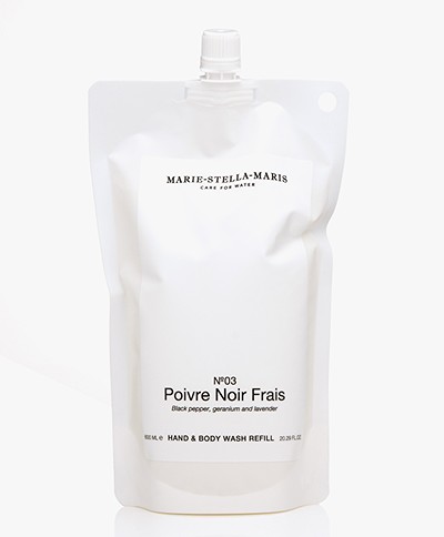 Marie-Stella-Maris Hand & Body Wash Navulverpakking - No.03 Poivre Noir Frais