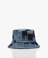 IRO Veneto Patchwork Bucket Hat - Patchwork Denim 