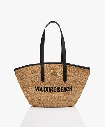 Zadig & Voltaire ZV Initiale Le Beach Bag - Natural/Black