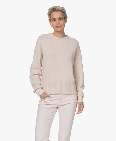 Filippa K Ruth Cashmere Round Neck Sweater - Soft Pink