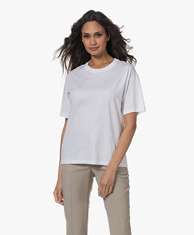 Filippa K Loose Fit Organic Cotton T-shirt - White