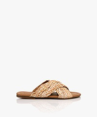 See by Chloé Jaicey Braided Calf Leather Sandals - Nude