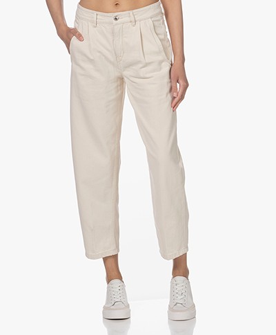 Drykorn Decide Cropped Jeans - Off-white