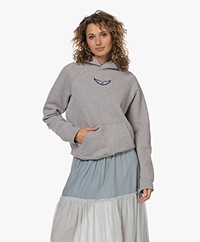 Zadig & Voltaire Georgy Photoprint Palmier Hoodie Sweatshirt - Grijs Mêlee