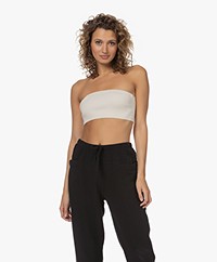 Drykorn Dyre Rib Knitted Tube Top - Off-white