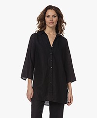 KYRA Liza Linen Shirt - Black