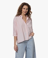 by-bar Norel Chambray Oversized Blouse - Light Pink