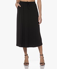 KYRA Vanora Crepe Jersey Skirt - Black
