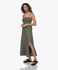 XÍRENA Daryl Linen Dress - Mossy