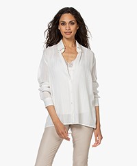 Vanessa Bruno Druyat Voile Striped Shirt - Off-white 