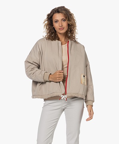 Baindoux Sunset Reversible Bomberjack - Zand