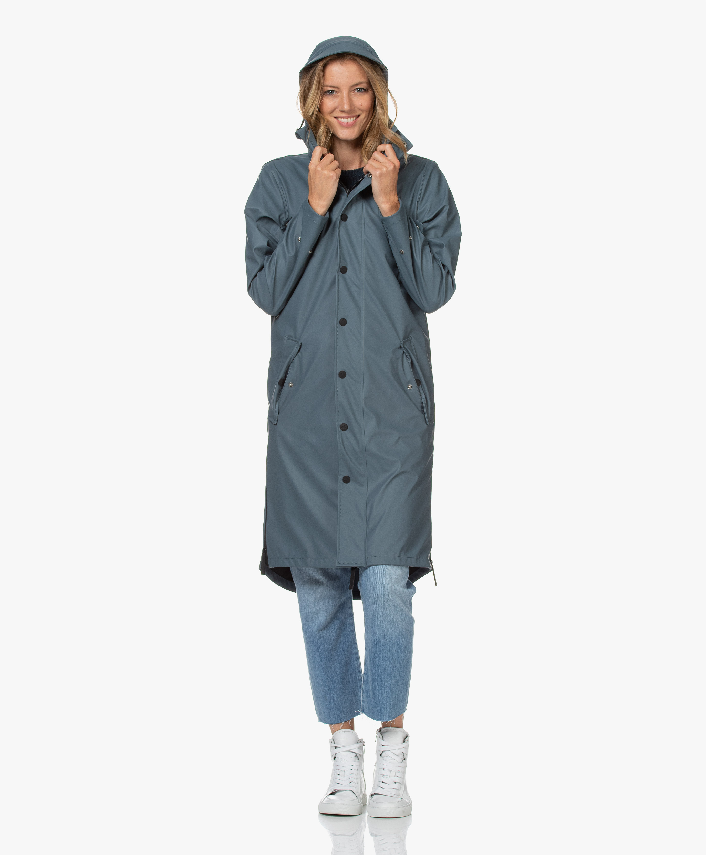 Maium Rainwear 2-in-1 Rain Coat - Greyish Blue - maium original