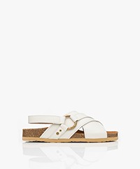 See by Chloé Calf Leather Sandals - Chalk