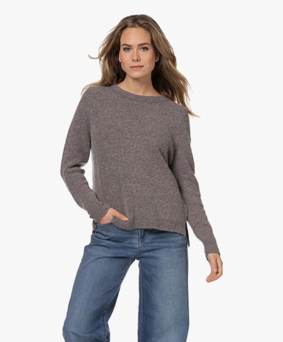 Sibin/Linnebjerg Raven Mutli-color Yarn Sweater - Grey