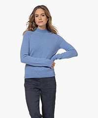 Belluna Viki Woolblend Turtleneck Sweater - Blue