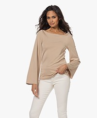 By Malene Birger Melava Boothals Longsleeve - Sesame