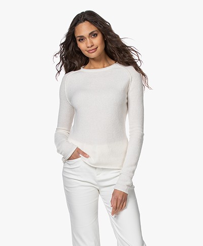 American Vintage Damsville Slim-fit Sweater - Off-white
