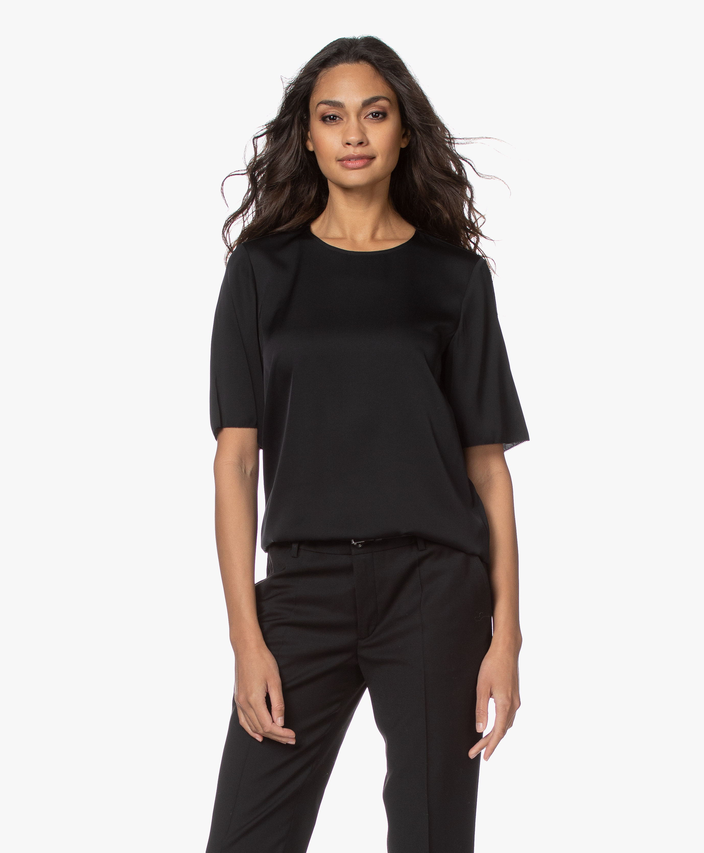 filippa k satin crepe top