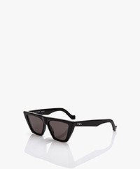 TOL Eyewear Trapezium Sunglasses - Black 