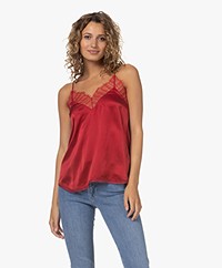 IRO Berwyn Zijden Camisole - Rood