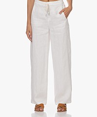 Drykorn Fae Linen Loose-fit Pants - Off-white