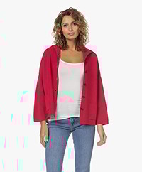 Sibin/Linnebjerg Spring Milano Doorknoopvest - Magenta