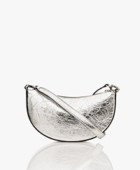 IRO Iri Arc Bag with Metallic Leather - Silver