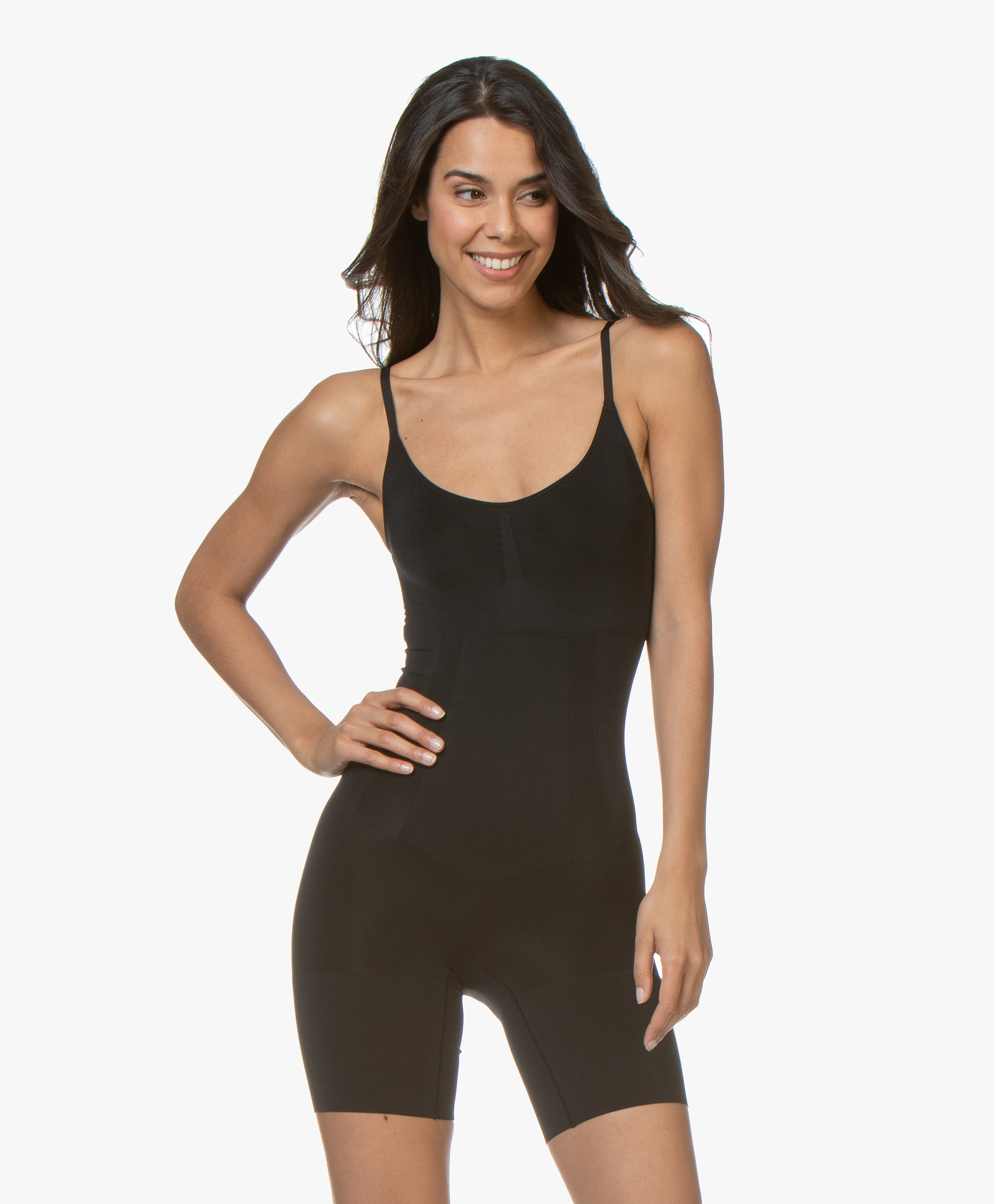 SPANXÂ® OnCore Mid-Thigh Bodysuit - Black - ss1715 99990 - very