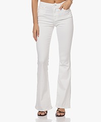 Denham Jane High-rise Flared Jeans - White