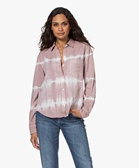 Rails Ingrid Raw Tie-dye Overhemd - Mauve White Waves