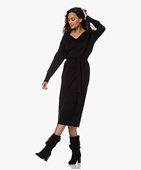 Rails Margot Knitted Midi Dress - Black
