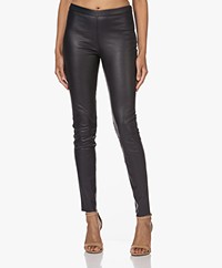 LaSalle Lamsleren Slim-fit Broek - Navy