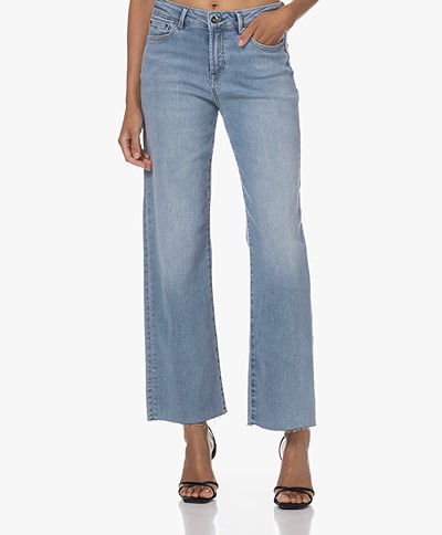Denham Bardot Wide Straight Fit Jeans - Lichtblauw
