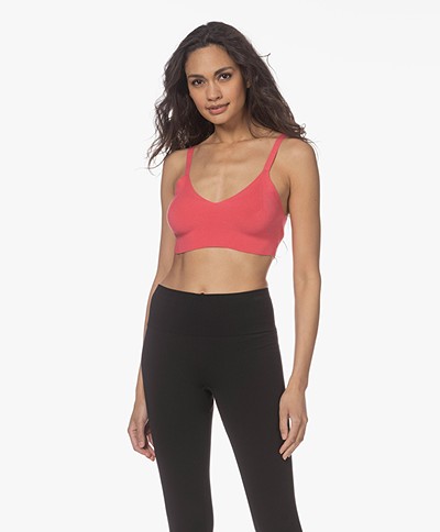 Drykorn Taous Knitted Bralette Top - Pink