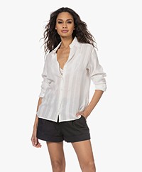 Vanessa Bruno Druyat Voile Striped Shirt - White