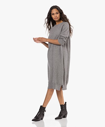 Resort Finest Wool Blend Knitted Dress - Grey
