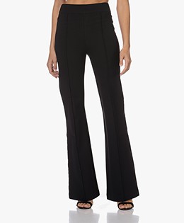SPANX® The Perfect Ponte Jersey High-Rise Flared Pants - Classic Black
