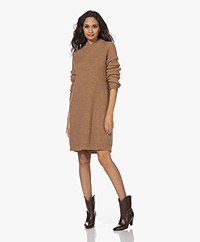 Drykorn Andria Knitted Wool and Alpaca Blend Dress - Almond 