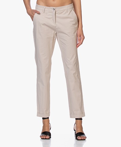 Repeat Stretch-cotton Chinos - Beige