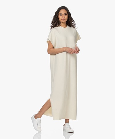 extreme cashmere N°169 Healing Cashmere Knitted Dress - Cream