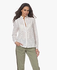 Josephine & Co Merel Broderie Anglaise Blouse - Wit