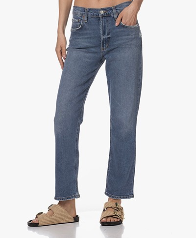 AGOLDE Kye Stretch Denim Cropped Straight Jeans - Notion