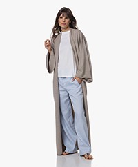 extreme cashmere N°325 Anne Cashmere Blend Maxi Cardigan - Moss