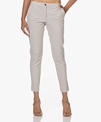 Woman by Earn Sue Travel Jersey Stretch Pants - Sand