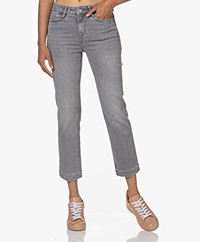 Drykorn Speak Straight Cropped Jeans - Grey