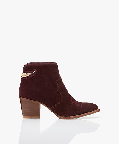 Zadig & Voltaire Molly Suede Ankle Boots - Fight
